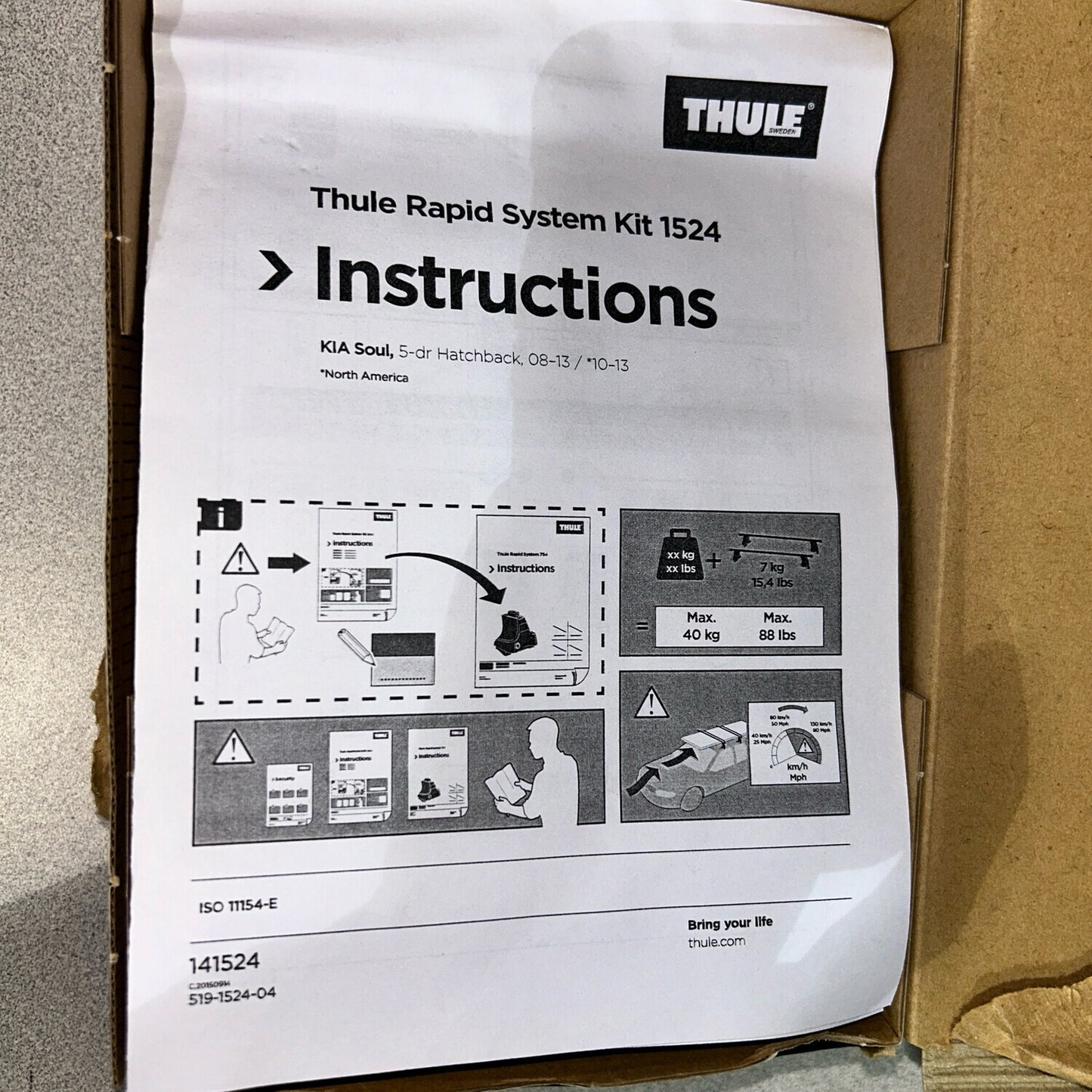 Thule Fit Kit 1524