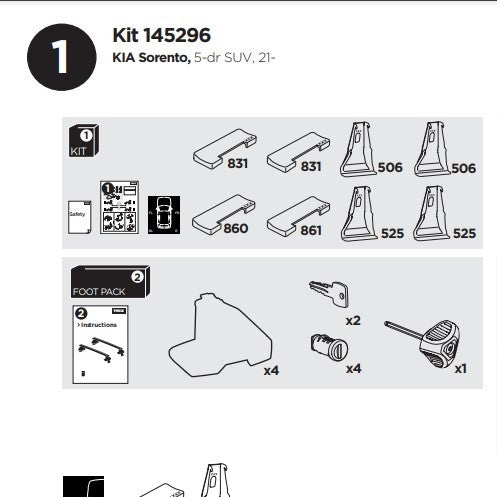 Thule Fit Kit 145296