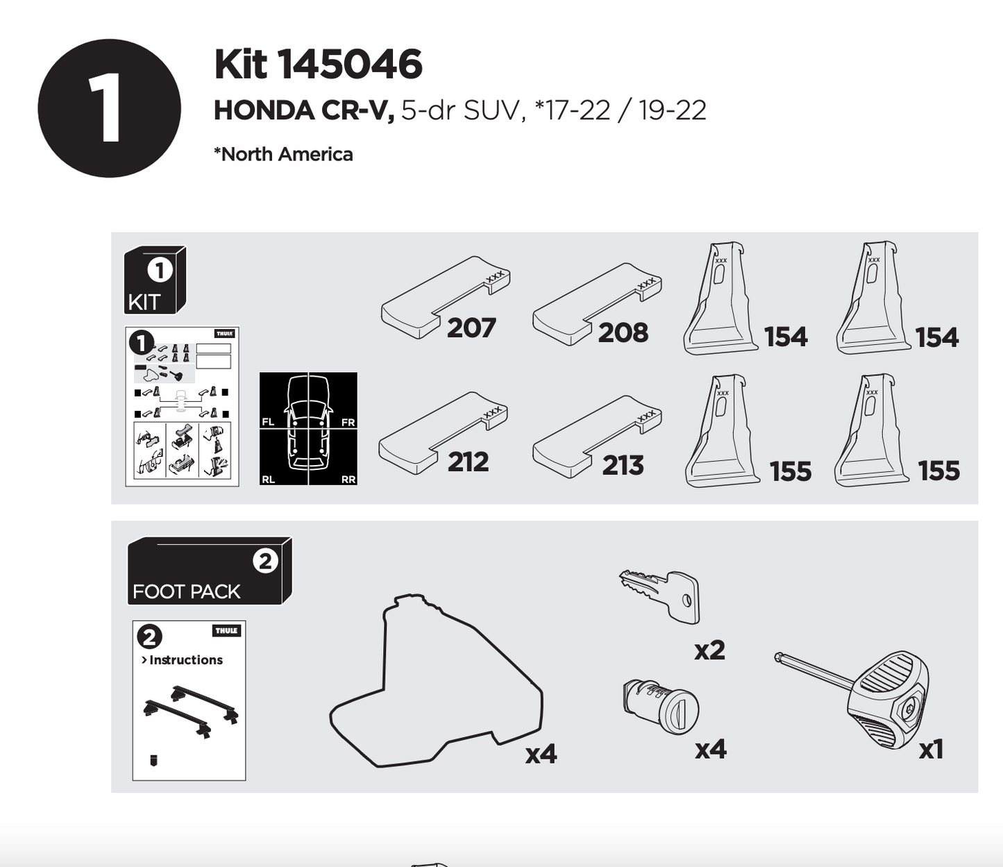Thule Fit Kit 145046