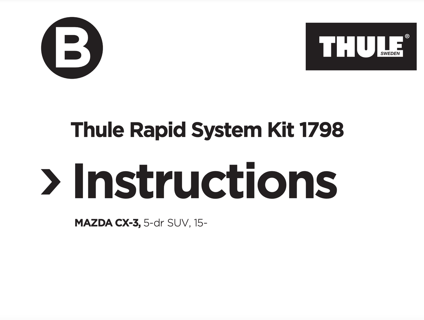 Thule Fit Kit 1798