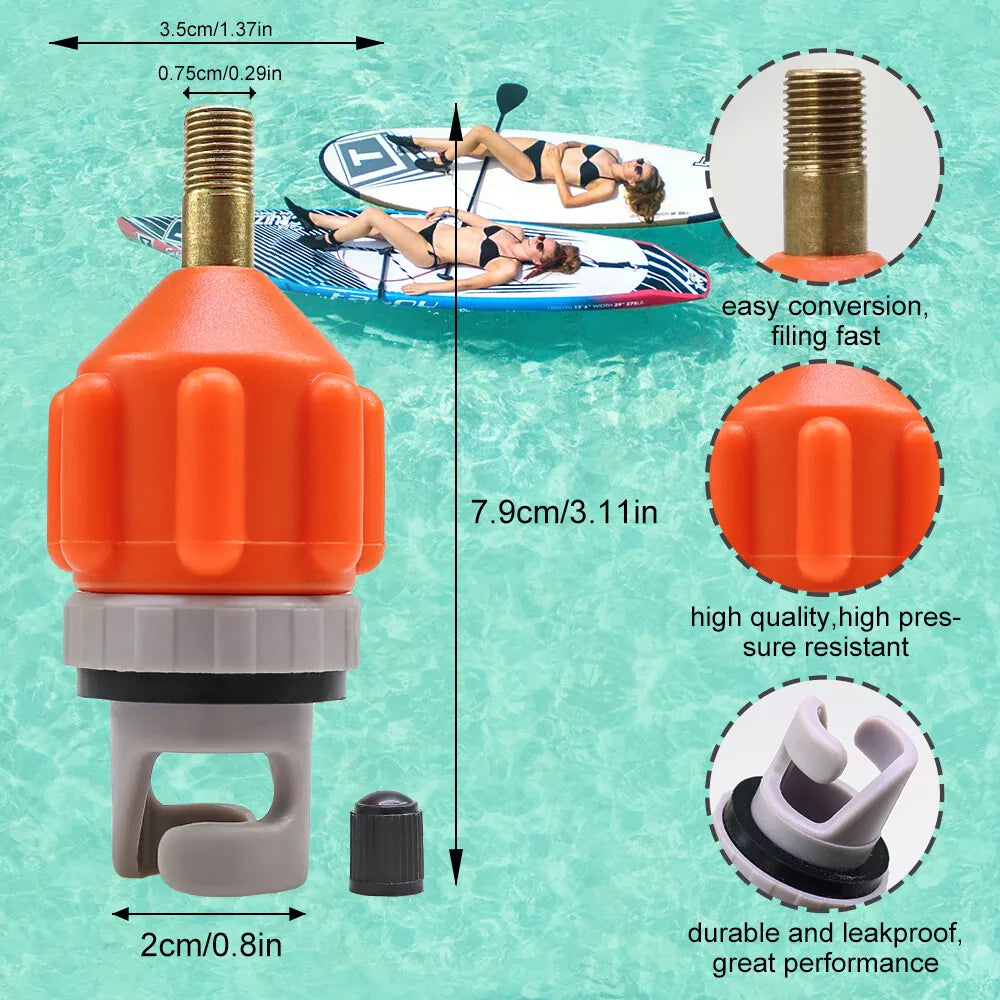 Infographic of AO adapter highlighting band tip compatibility with SUP valves