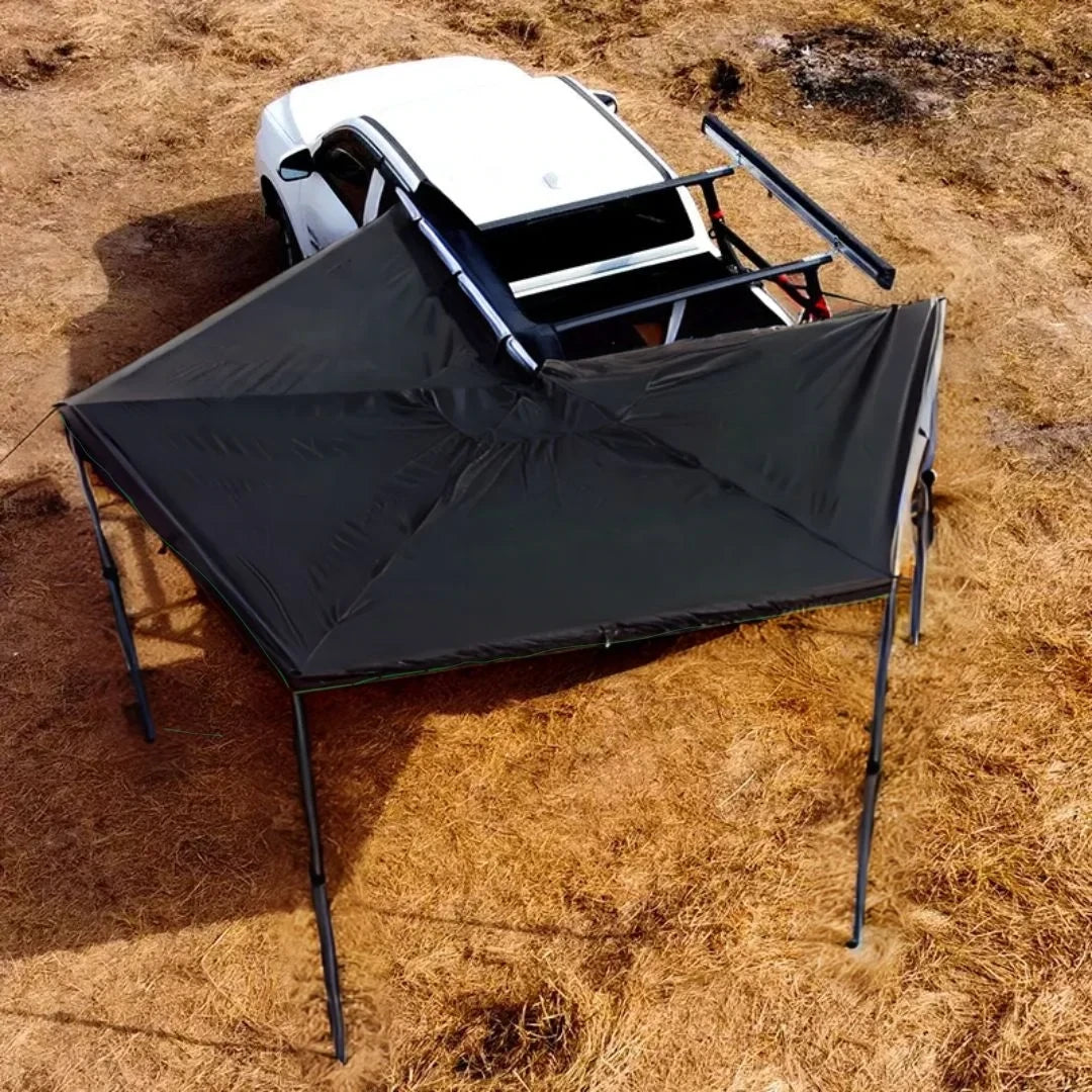 BatShade AO LED Rooftop Awning in dessert