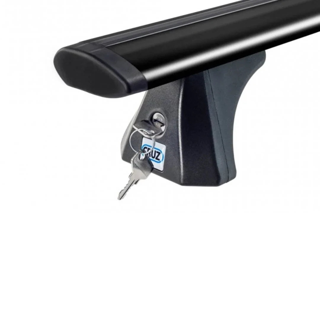Cruz Airo Dark Roof Racks with key