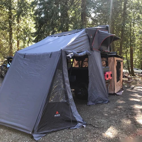 Dog House Glacier Aluminum Hard Top Rooftop Tent - Side Opening Hard Shell RTT