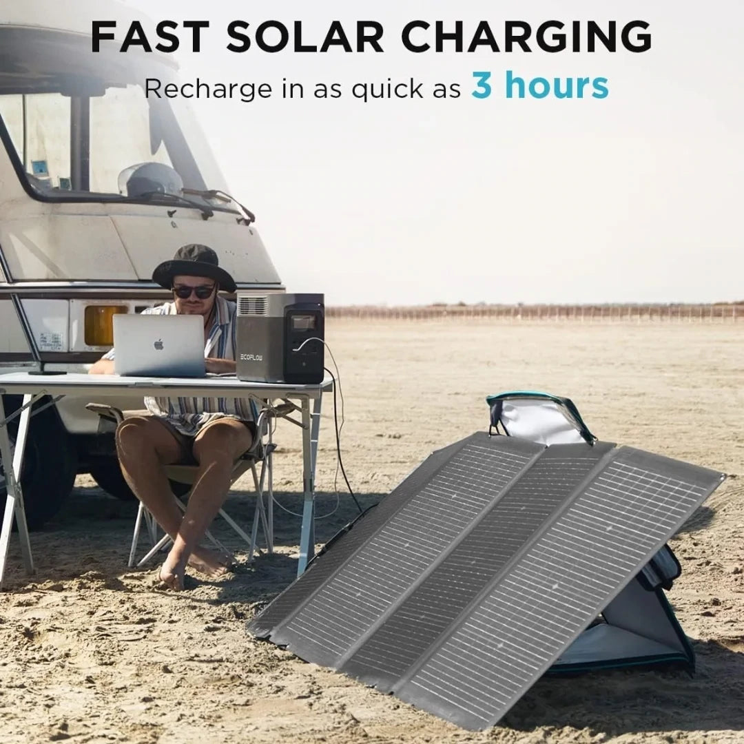 EcoFlow Delta 2 fast solar charging