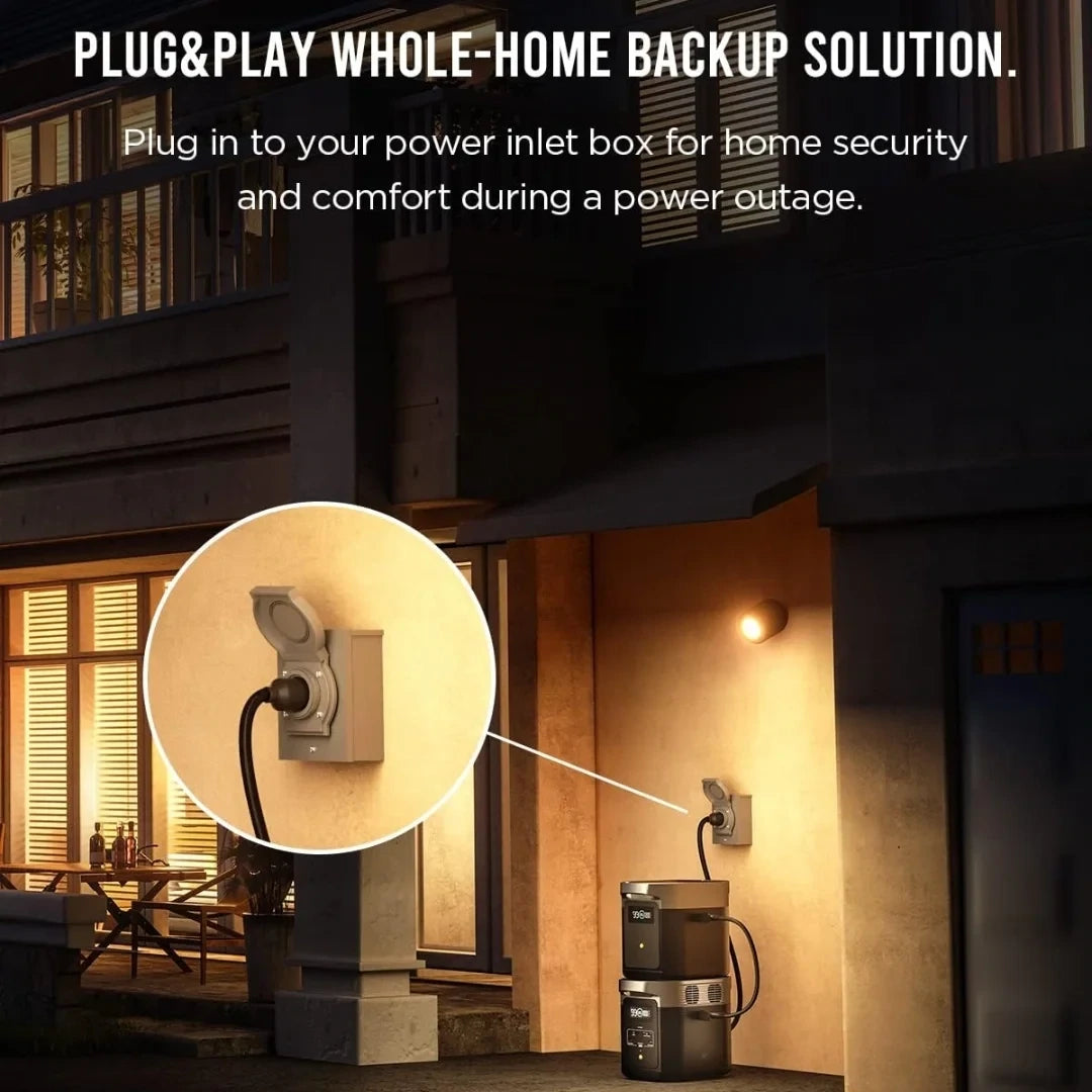 EcoFlow Delta 2 plug and play