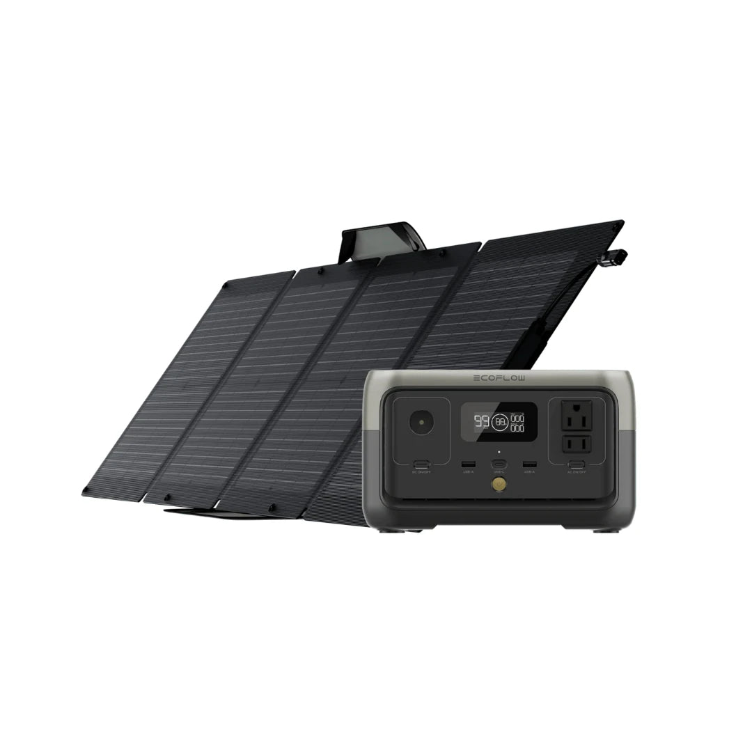 EcoFlow Portable Solar Panel with battery