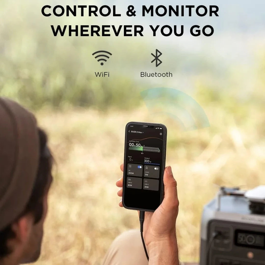 EcoFlow River 2 Max control and monitor