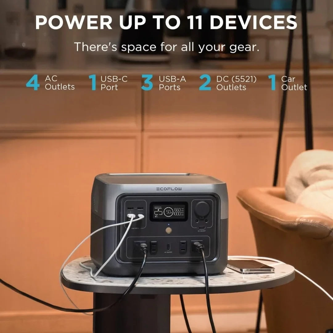 EcoFlow River 2 Max recharge power