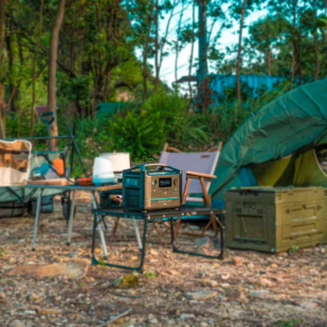 EcoFlow River Max at campsite