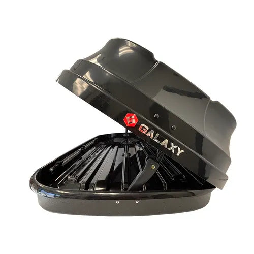 Galaxy Auto - Essential Roof Top Cargo Box branding