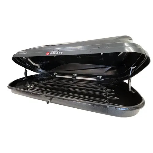 Essential Roof Top Cargo Box open