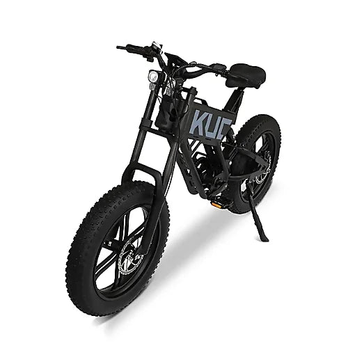 Front view of KUGOO T01 Electric Bike with fat tires and sleek frame