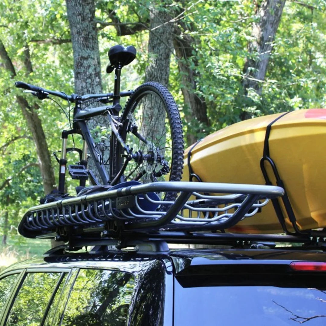 Kuat Mini Skinny Narrow Roof Top Cargo Basket + Extension