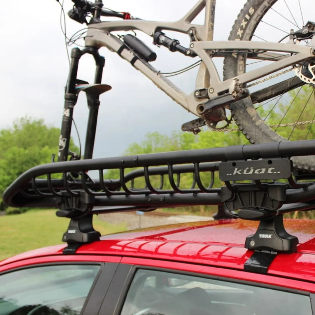 Kuat Mini Skinny Narrow Roof Top Cargo Basket + Extension