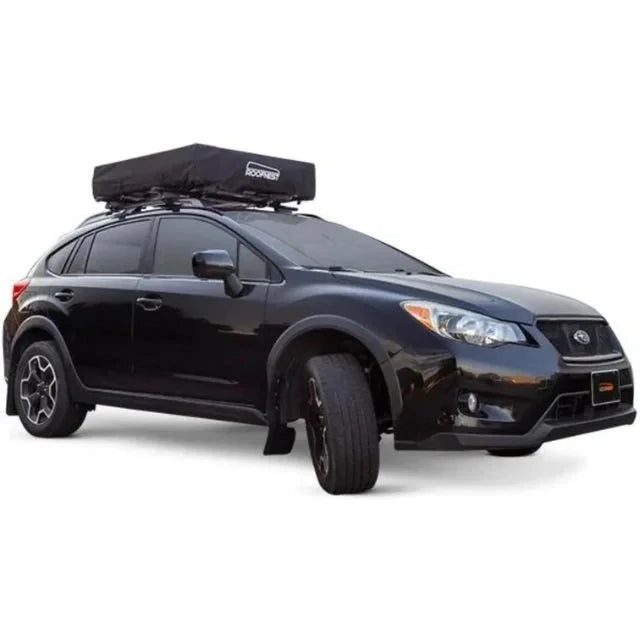 Roofnest Meadowlark Rooftop Tent on car roof foldet