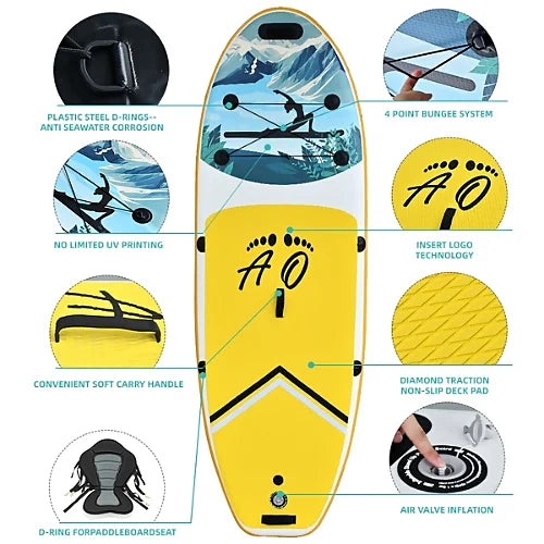 AO Sunrise Yoga Stand Up Paddleboard SUP