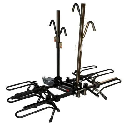 Swagman XTC4 bike rack with four cradles for carrying up to four bikes.