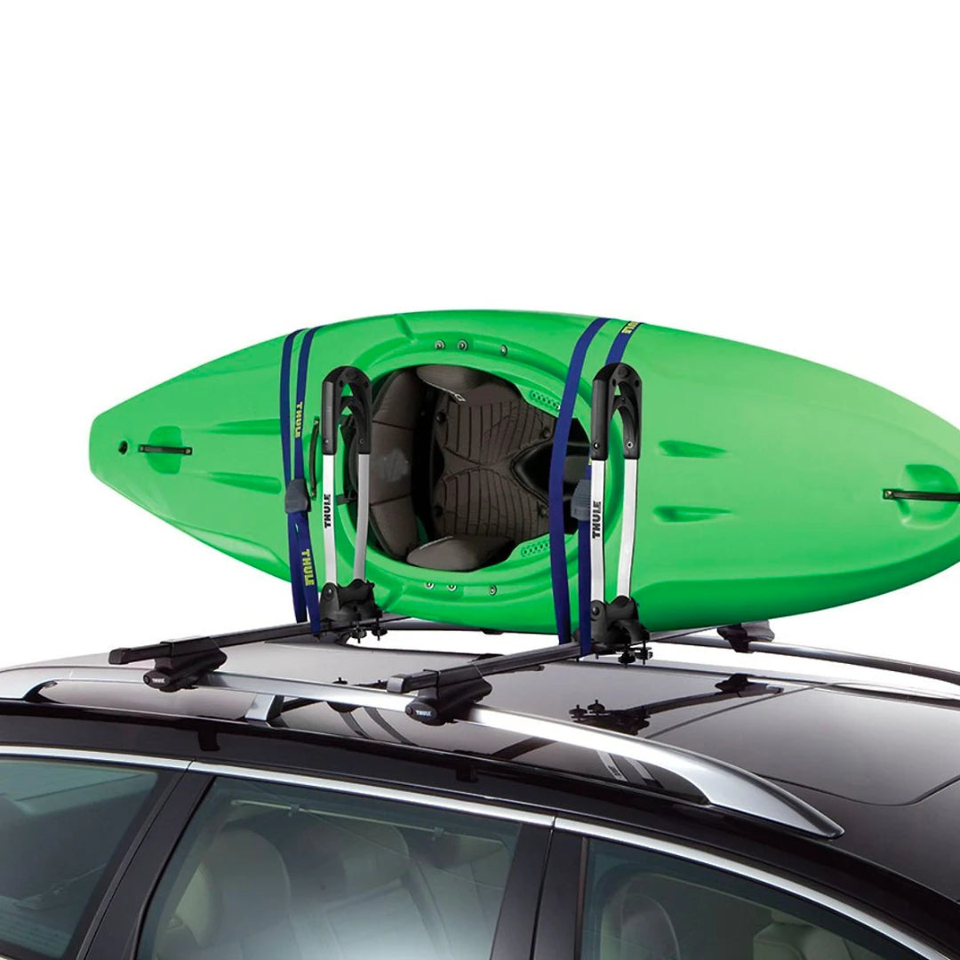 Thule 830 Stacker Kayak Carrier
with green kayak on roof