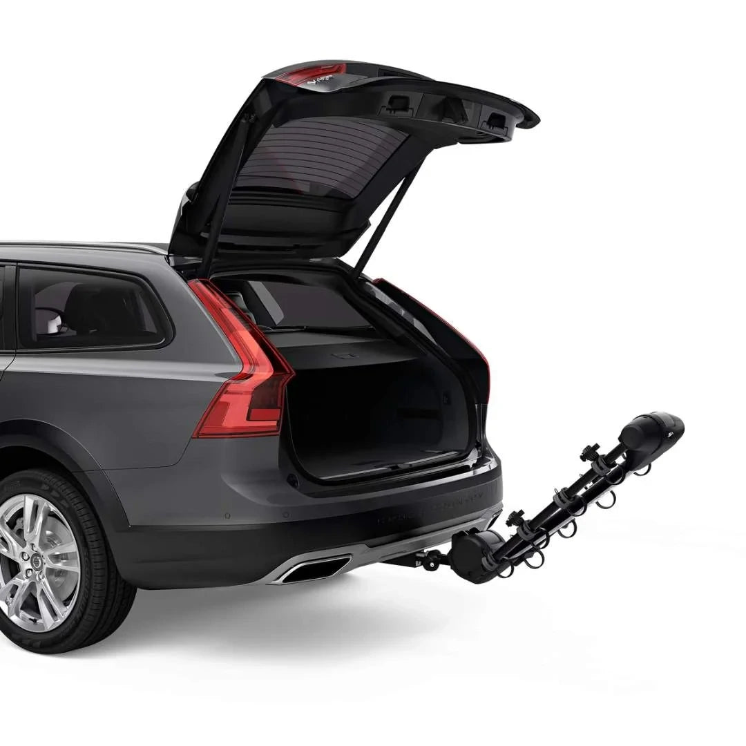 Thule Apex XT on car with open trunk
