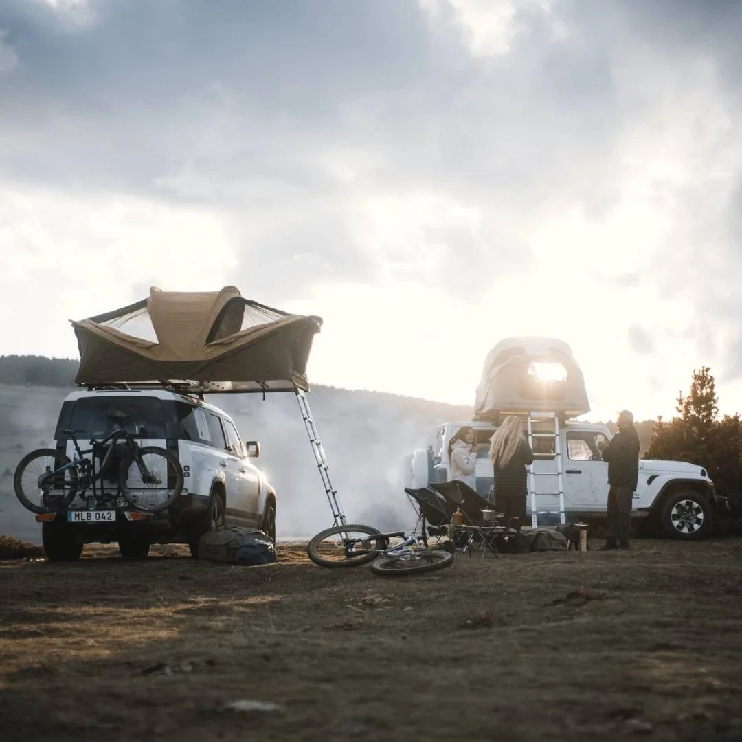 Thule Approach Rooftop Tent on cloudy day