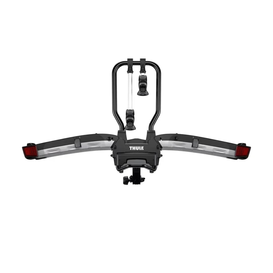Rear view of Thule Easyfold XT rack unfolded
