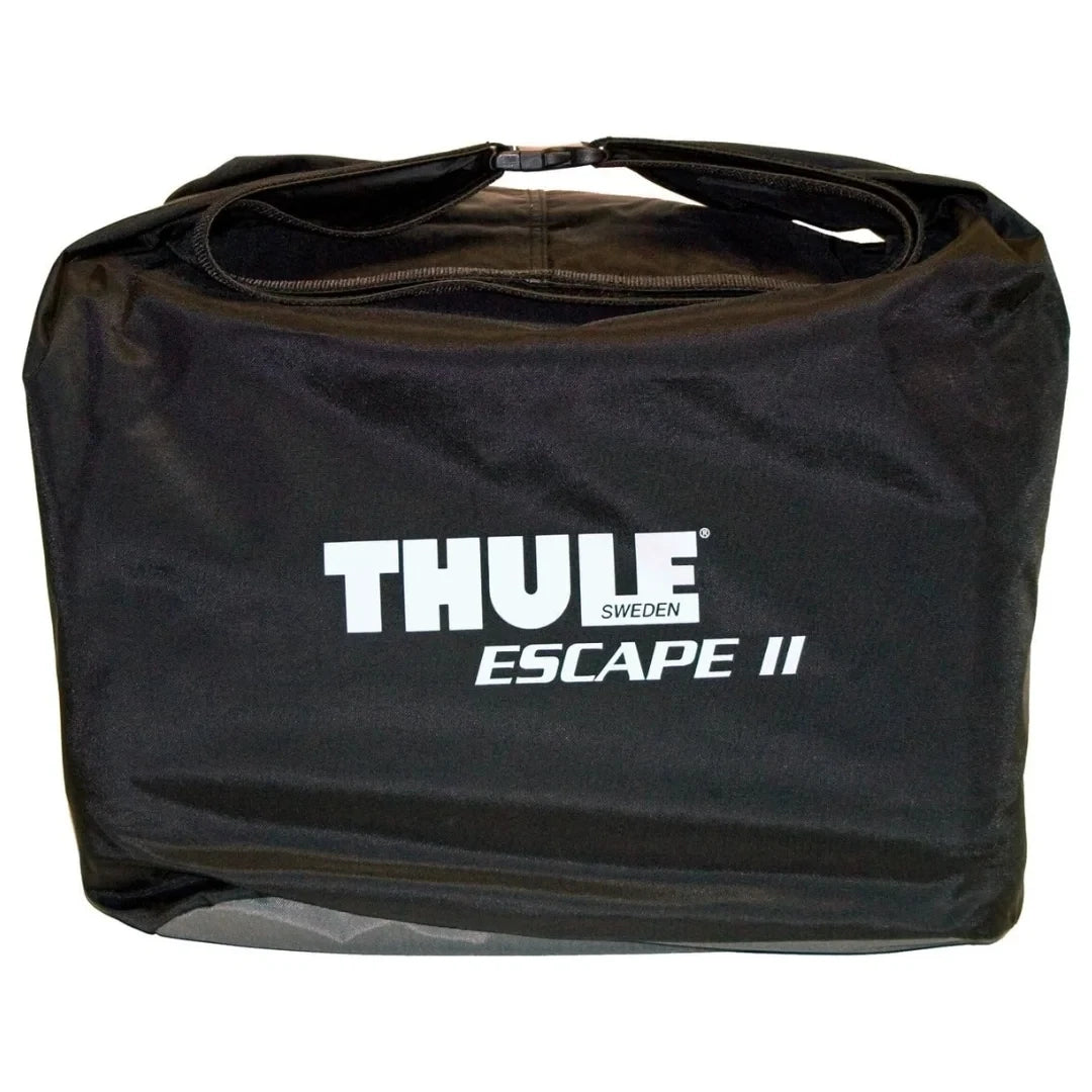 Thule Escape II cargo bag folded and packed into its own compact storage bag
