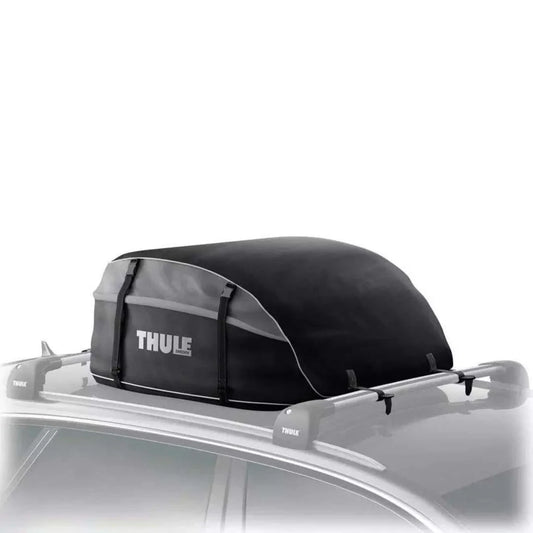 Thule Interstate Cargo Bag
 set up on car roof