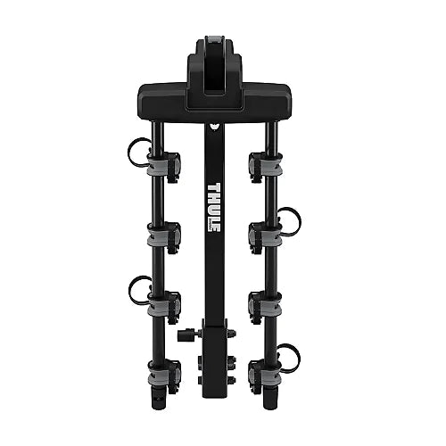 Top view of Thule Range Hitch Bike Rack – secure anti-sway cradles and folding arms