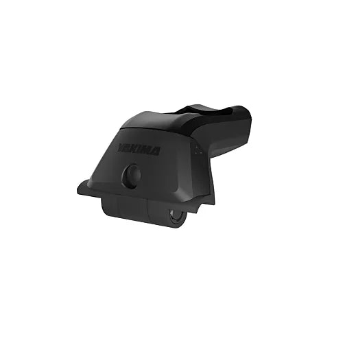 Isolated Yakima SkyLine Tower roof rack foot for flush rail installation