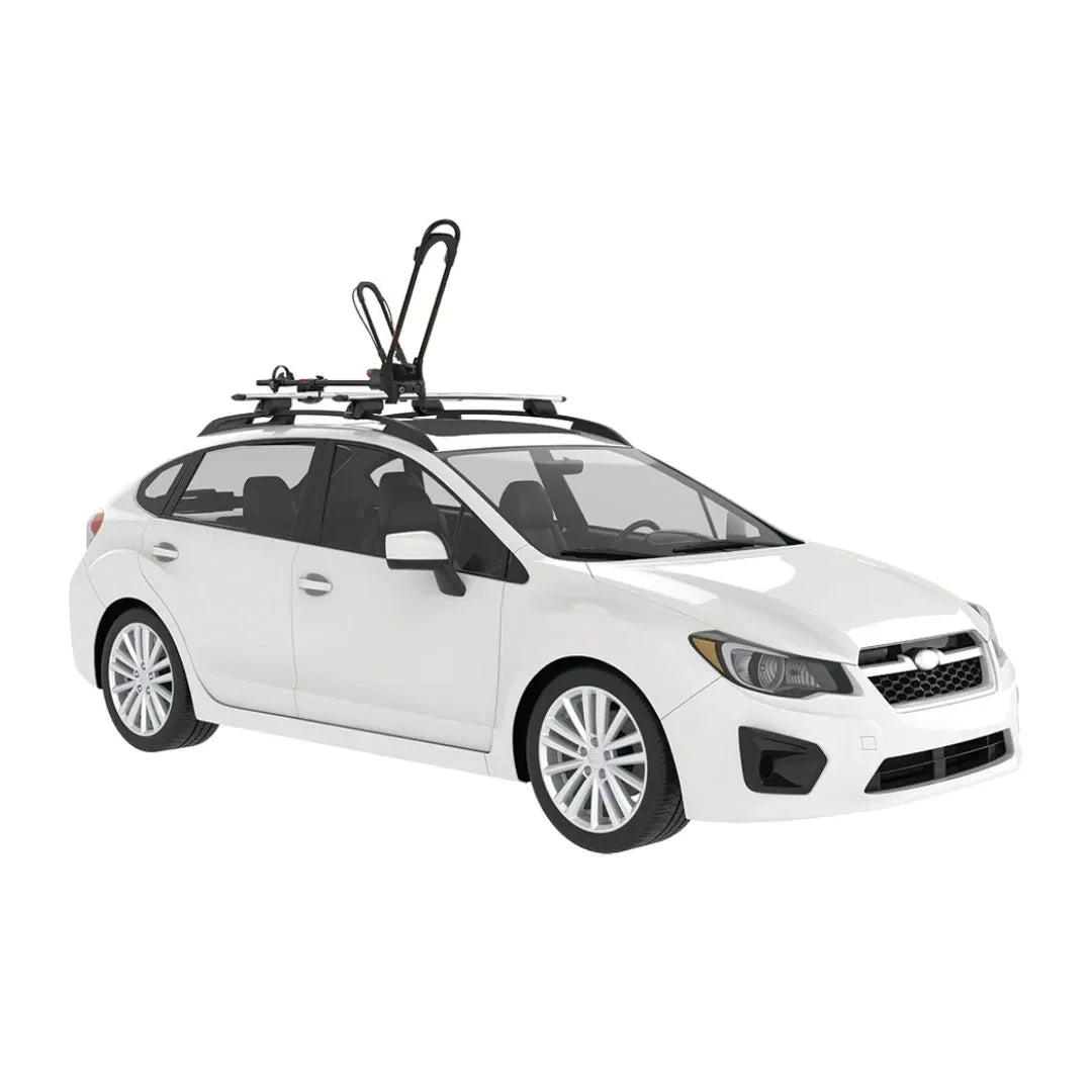 Yakima FrontLoader on white car