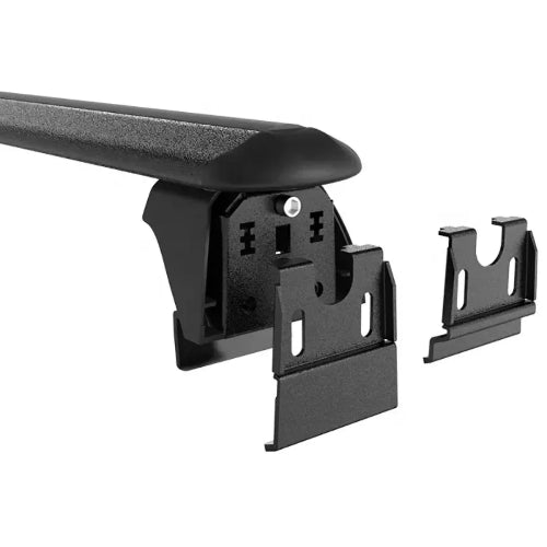 AetherBars AO raised rail roof rack mounting hardware with removable adapter plates for rail fitment