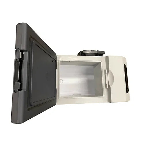 Enthuze Portable Refrigerator 50L interior storage compartment with open lid