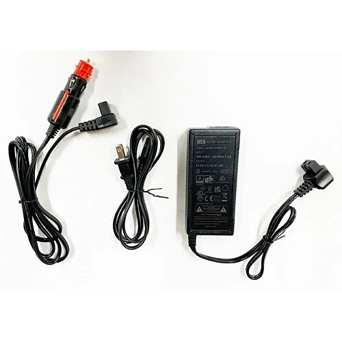 Enthuze Portable Refrigerator AC and DC power cables included for versatile charging options