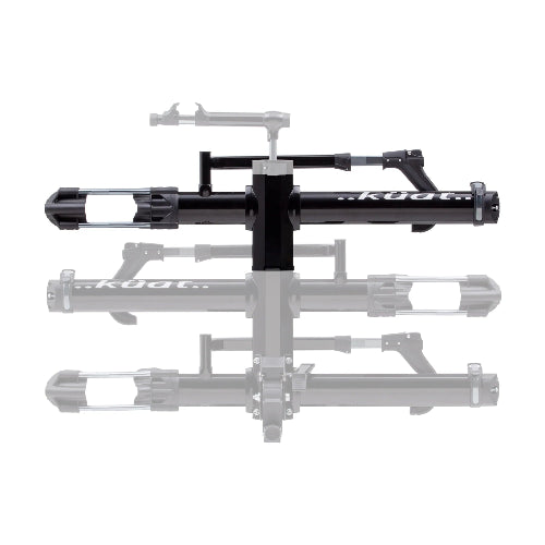 Kuat NV 2.0 1-Bike Add-On in black metallic finish with hitch arm