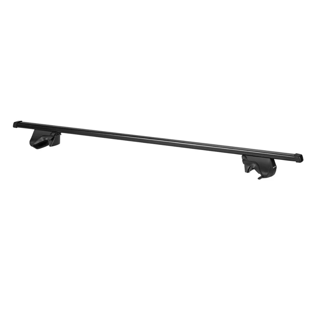 Side angle of the full crossbar and foot system.