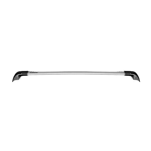Thule AeroBlade Edge Flush Rail Bar silver side profile view
