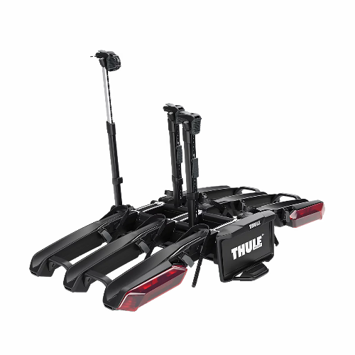Thule Epos 3-bike hitch rack with integrated lights – product view on transparent background