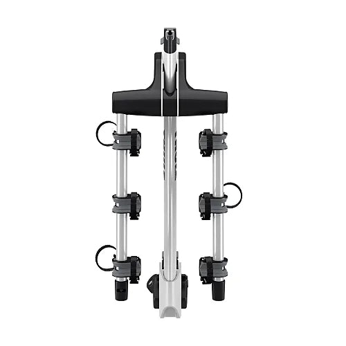 Thule Helium Pro 3-Bike Hitch Rack folded flat for compact storage