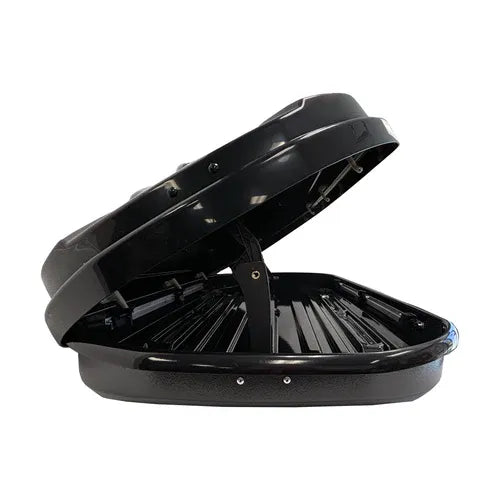 Dual-side opening X-Cross Rooftop Cargo Box for easy access from both sides