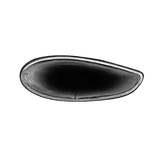 Yakima CoreBar roll-formed steel aerodynamic crossbar hollow profile view