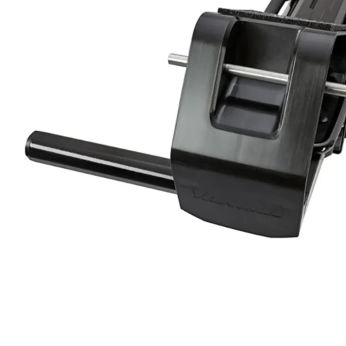Yakima ShowDown load-assist mount durable hinge and support arm close-up.