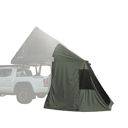 Yakima SkyPeak HD Annex attached to rooftop tent on a truck – side view