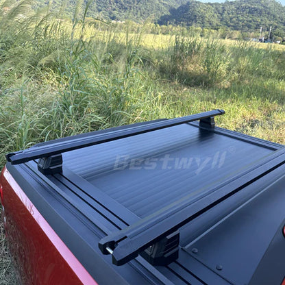 Bestwyll Bed Rack Crossbars Kit for Retractable Hard Tonneau Cover Rails