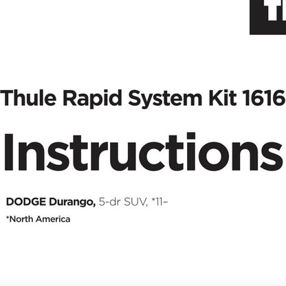 Thule Fit Kit 1616