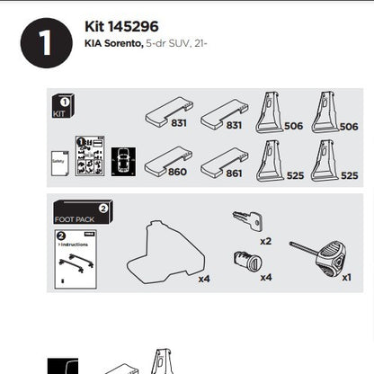 Thule Fit Kit 145296