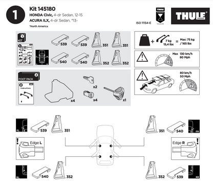 Thule Fit Kit 145180