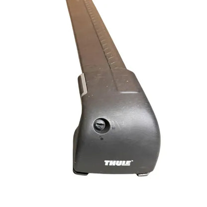 Thule bike rack on a white background