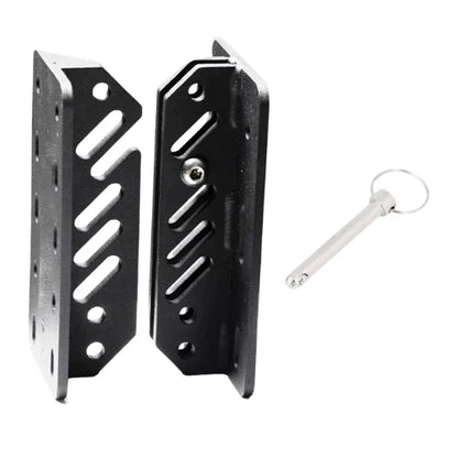 awning side bracket for foldable car awnings to be installed on to hard shell rooftop tents on white background 
