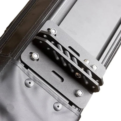 awning side bracket used to assembled to a car awning with white background